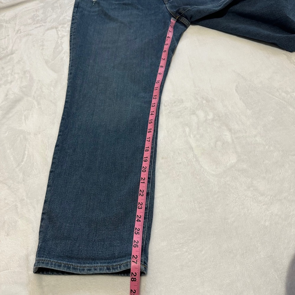 J Crew Slim boyfriend blue denim jeans women's size 33 - Picture 6 of 10